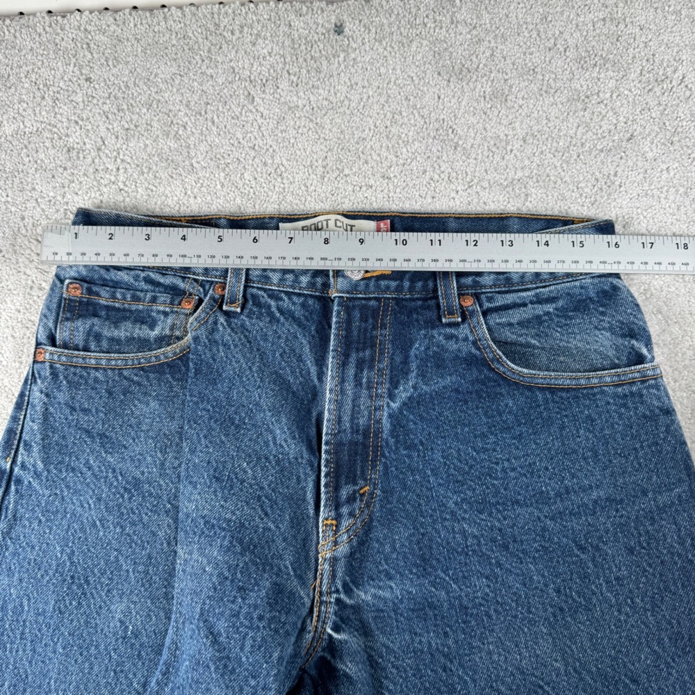Levi's 517 Bootcut Jeans Mens 32x31 Blue Denim Classic Fit 5-Pocket Cotton Y2K - Picture 4 of 16